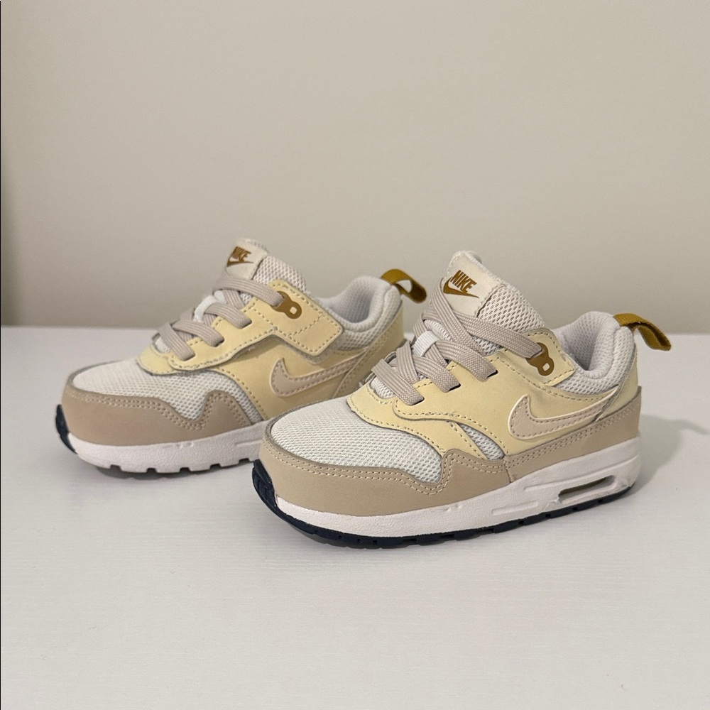 Nike Kids Tan and Cream Sneakers